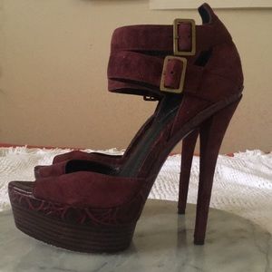 Rachel Zoe Peep-Toe Heels Size 6.5